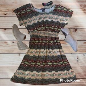 💋 New Tribal Dress Brown